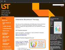 Tablet Screenshot of intensivestructuraltherapy.com